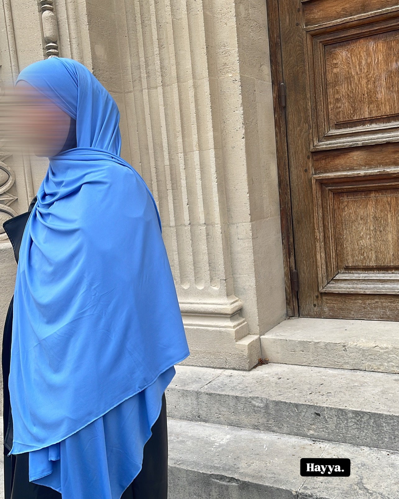 Jersey premium à nouer bleu ciel